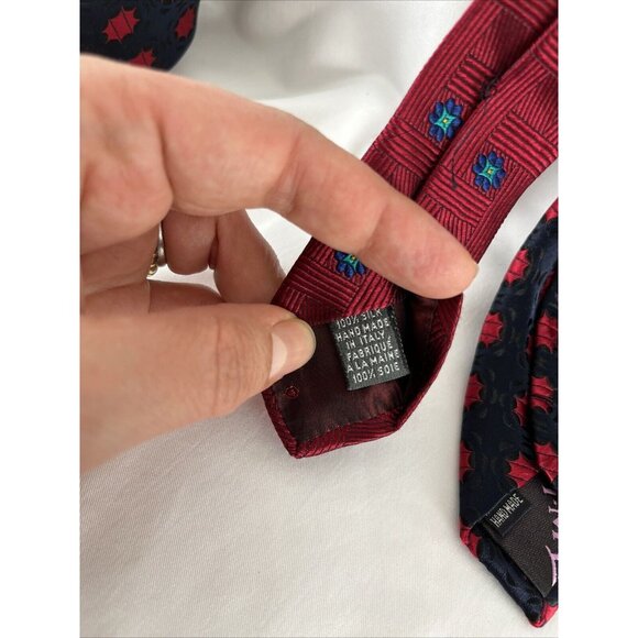 Lauren Ralph Lauren, TM Lewin, Hemley, Avanrata (Lot of X4) of Mens Silk Ties - Picture 8 of 15